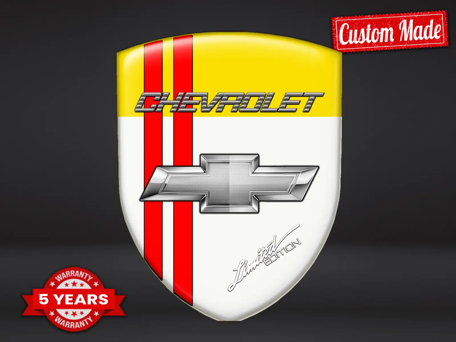 Chevrolet Adesivi Logo Personalizzati Resistenti Edizione Limitata